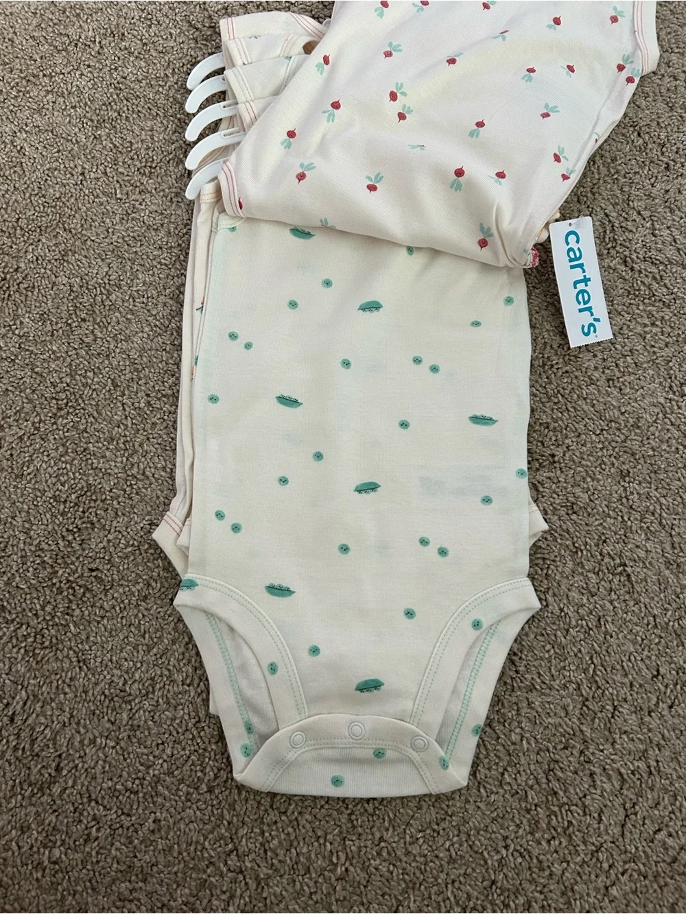 Carter's Baby Veggie Sleeveless One-Piece Bodysuits (5-pack)